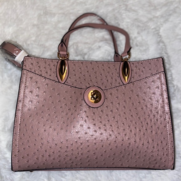 La Terre Handbags - La Terre Pink Detailed Purse/Crossbody Bag
